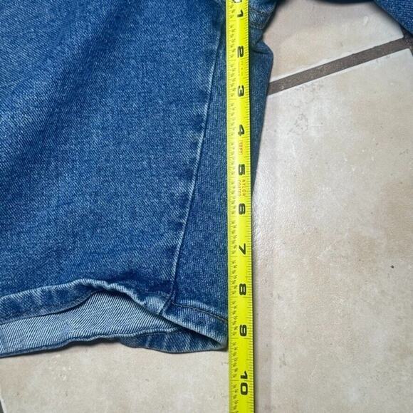 Wrangler Hero Originals Blue Denim Jorts Mens Size 38 Skater Y2K Grunge 606T3SD - Picture 4 of 8